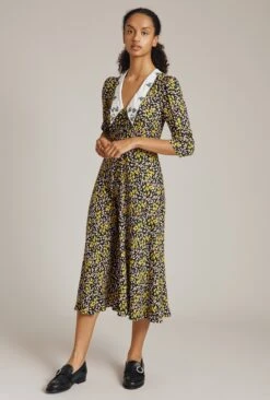 Wynn Dress Yellow Bouquet -Ghost Fashion Store D03G006 Z73 23205 650px 964px