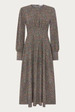 Tabatha Dress Orange Floral 12 Tabatha Dress Orange Floral -Ghost Fashion Store D03G008 Z63 23832 650px 964px