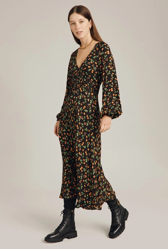 Marlow Dress Black Floral 5 Marlow Dress Black Floral - Image 3