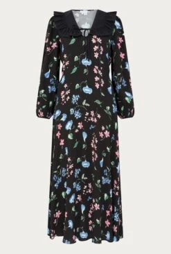 Dixie Dress Black Floral -Ghost Fashion Store D03G021 Z66 23829 650px 964px