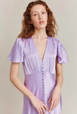 Grace Satin Midi Dress Lilac -Ghost Fashion Store D04G010 L04 26616 650px 964px