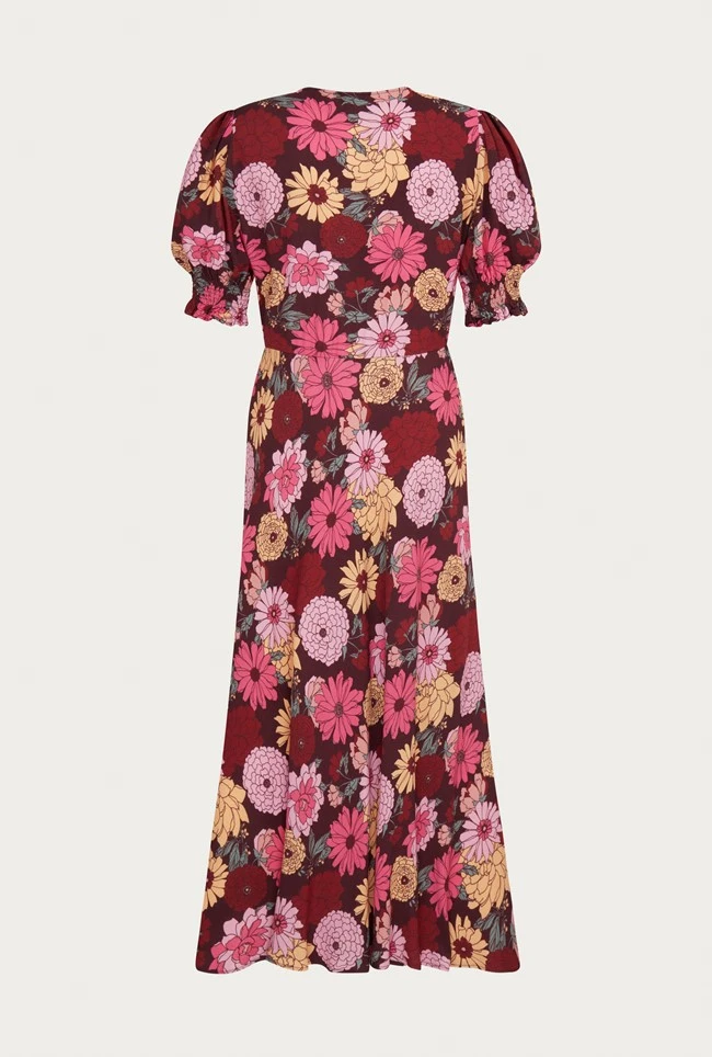 Alisa Dress Pink Woodstock Floral 8 Alisa Dress Pink Woodstock Floral - Image 6