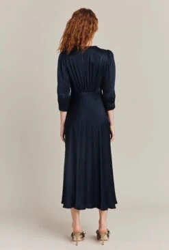 Madison Satin Midi Dress Navy 11 Madison Satin Midi Dress Navy -Ghost Fashion Store D05G001 K10 27131 650px 964px
