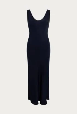 Palm Satin Slip Midi Dress Navy 12 Palm Satin Slip Midi Dress Navy -Ghost Fashion Store D05G003 K10 24926 650px 964px