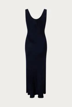 Palm Satin Slip Midi Dress Navy 13 Palm Satin Slip Midi Dress Navy -Ghost Fashion Store D05G003 K10 24927 650px 964px