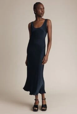 Palm Satin Slip Midi Dress Navy 11 Palm Satin Slip Midi Dress Navy -Ghost Fashion Store D05G003 K10 24931 650px 964px
