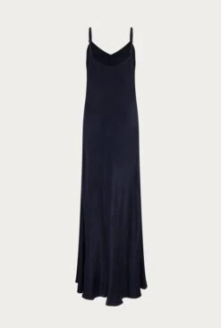 Winnie Satin Maxi Dress Navy 15 Winnie Satin Maxi Dress Navy -Ghost Fashion Store D05G068 K10 26272 650px 964px