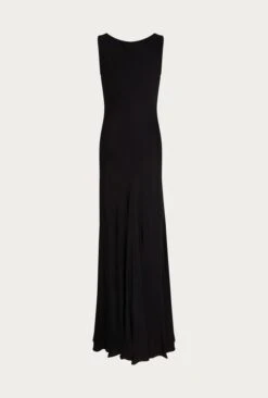 Callie Satin Maxi Dress Black -Ghost Fashion Store D05G070 A01 26251 650px 964px