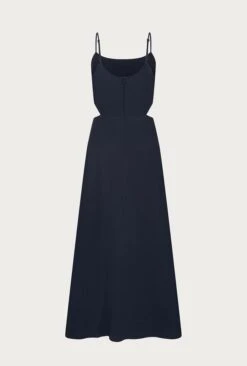 Lila Midi Dress Navy -Ghost Fashion Store D06G042 K10 27378 650px 964px