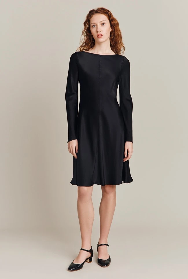 Willow Knee Length Dress Black 3 Willow Knee Length Dress Black
