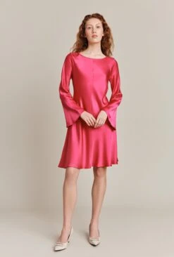 Willow Knee Length Dress Pink