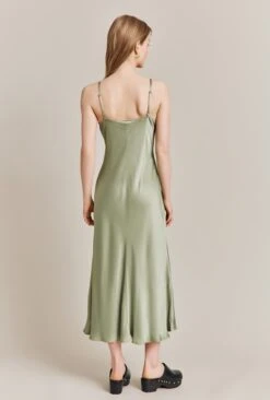 Jada Satin Midi Dress Willow -Ghost Fashion Store D06G052 J34 27625 650px 964px