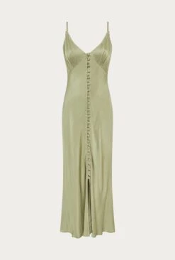 Jada Satin Midi Dress Willow -Ghost Fashion Store D06G052 J34 27626 650px 964px