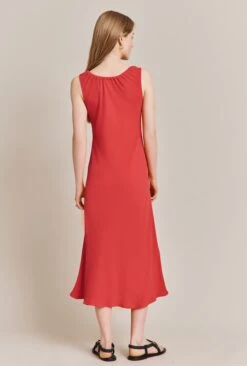 Trixie Crepe Midi Dress Sun Glow -Ghost Fashion Store D06G074 E11 27784 650px 964px