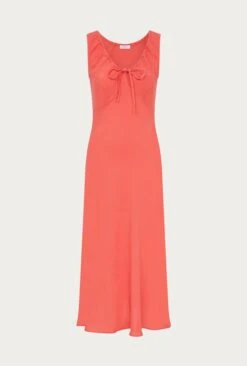 Trixie Crepe Midi Dress Sun Glow -Ghost Fashion Store D06G074 E11 27785 650px 964px