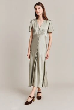 Grace Satin Midi Dress Seagrass 10 Grace Satin Midi Dress Seagrass -Ghost Fashion Store D07G023 J32 28698 650px 964px