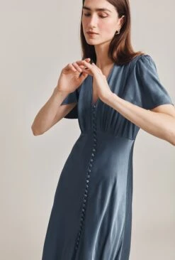 Grace Satin Midi Dress Blue Mirage 10 Grace Satin Midi Dress Blue Mirage -Ghost Fashion Store D07G023 K60 28695 650px 964px