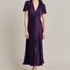 Grace Satin Midi Dress Dark Purple 1 Grace Satin Midi Dress Dark Purple -Ghost Fashion Store D07G023 L91 28684 650px 964px