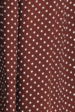 Lucinda Satin Midi Dress Russet Spot -Ghost Fashion Store D07G040 Z15 28983 650px 964px