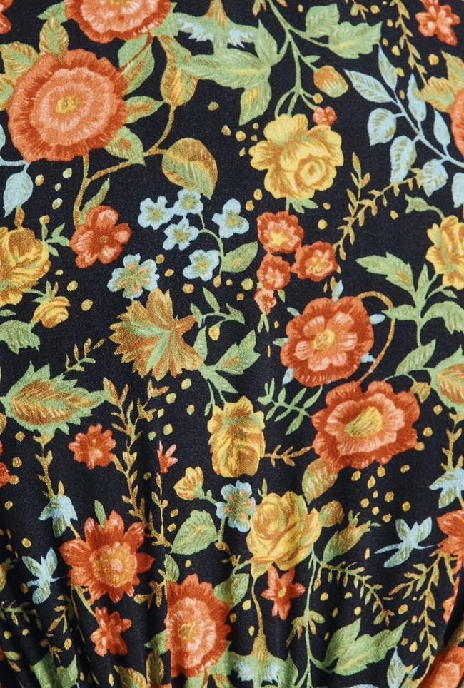 Sarah Crepe Midi Dress Classic Floral 9 Sarah Crepe Midi Dress Classic Floral - Image 7