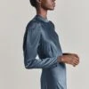 Harper Satin Midi Dress Dark Blue 2 Harper Satin Midi Dress Dark Blue -Ghost Fashion Store D07G053 K06 30004 650px 964px