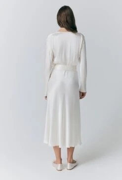 Meryl Satin Belted Midi Dress -Ghost Fashion Store D08G050 M12 32762 650px 964px