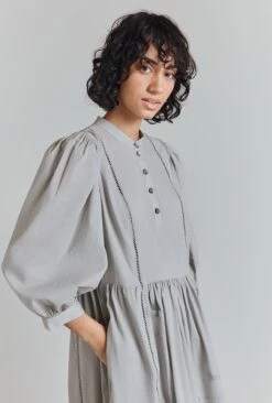 Nova Cotton Embroidered Midi Dress -Ghost Fashion Store D08G054A B42 31648 650px 964px