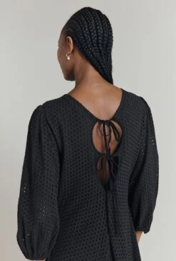 Bella Linen Bias Cut Open Back Tie Midi Dress -Ghost Fashion Store D08G058 A01 31367 650px 964px