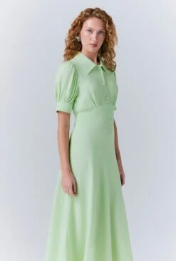 Wilma Crepe Midi Tea Dress -Ghost Fashion Store D09G041 J70 33428 650px 964px