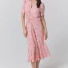Capri Crepe Floral Midi Dress -Ghost Fashion Store D09G056 Z59 33006 650px 964px