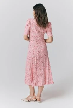 Capri Crepe Floral Midi Dress -Ghost Fashion Store D09G056 Z59 33009 650px 964px
