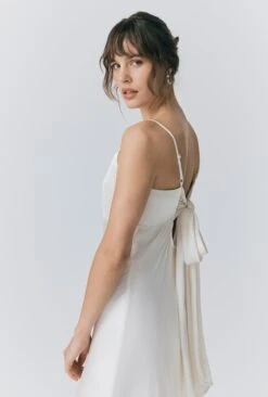 Winslet A Line Satin Maxi Dress -Ghost Fashion Store D10G004 M12 32801 650px 964px