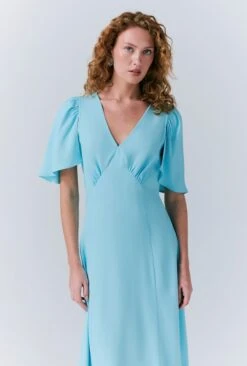 Sadie Crepe Midi Dress -Ghost Fashion Store D10G022 K94 33461 650px 964px