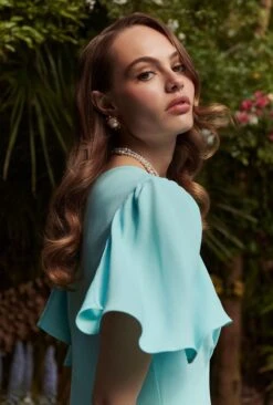 Sadie Crepe Midi Dress -Ghost Fashion Store D10G022 K94 33724 650px 964px