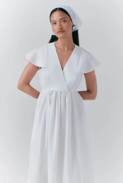 Eloise Cotton Midi Dress -Ghost Fashion Store D10G033 C01 33586 650px 964px