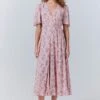 Jess Crepe Floral Midi Tea Dress 2 Jess Crepe Floral Midi Tea Dress -Ghost Fashion Store D10G039 Z75 33483 650px 964px