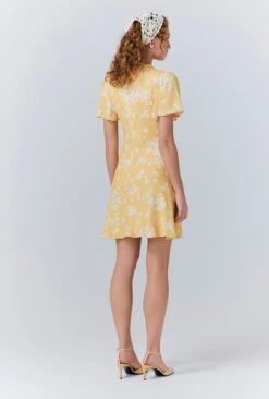 Ruby Crepe Floral Short Dress 14 Ruby Crepe Floral Short Dress -Ghost Fashion Store D10G042 Z79 33512 650px 964px