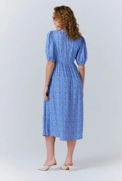 Nellie Crepe Collared Midi Smock Dress -Ghost Fashion Store D10G047 Z82 33532 650px 964px