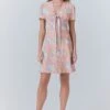 Lucy Crepe Floral Short Dress -Ghost Fashion Store D10G051 Z86 33609 650px 964px