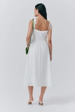 Fabiola Embroidered Cotton Strappy Dress -Ghost Fashion Store D10G059 C01 33648 650px 964px