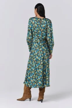 Fiona Satin Boat Neck Midi Dress 11 Fiona Satin Boat Neck Midi Dress -Ghost Fashion Store D11G033 Z02 33976 650px 964px