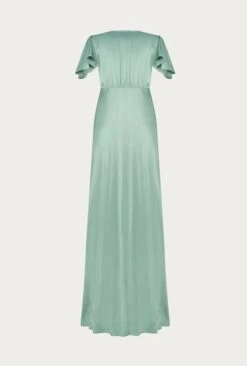 Delphine Satin Maxi Dress Soft Green 13 Delphine Satin Maxi Dress Soft Green -Ghost Fashion Store DF46CA J61 26503 650px 964px