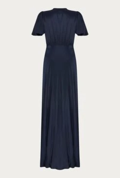 Delphine Satin Maxi Dress Navy -Ghost Fashion Store DF46CA K10 22978 650px 964px