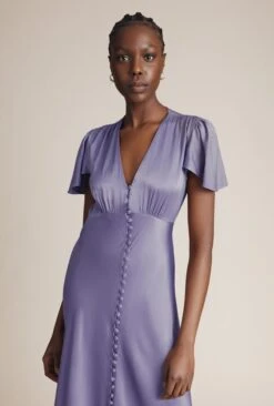 Delphine Satin Maxi Dress Violet -Ghost Fashion Store DF46CA L02 26506 650px 964px