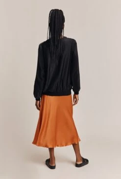 Mia Satin Bomber Jacket Black -Ghost Fashion Store J06G001 A01 26948 650px 964px