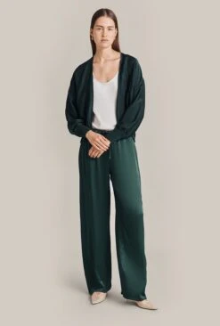 Anouk Satin Bomber Jacket Cedar -Ghost Fashion Store J07G004 J21 29086 650px 964px