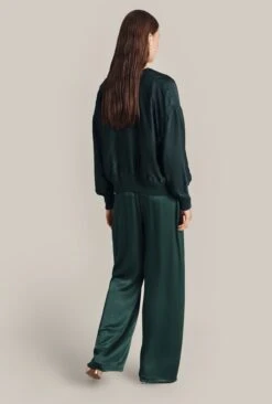 Anouk Satin Bomber Jacket Cedar -Ghost Fashion Store J07G004 J21 29088 650px 964px