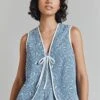 Juliet Embroidered Denim Waistcoat -Ghost Fashion Store J09G001 K93 31697 650px 964px
