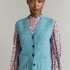 Brettia Sleeveless Knitted Waistcoat -Ghost Fashion Store K09G004 K81 31957 650px 964px