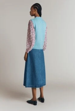 Brettia Sleeveless Knitted Waistcoat -Ghost Fashion Store K09G004 K81 31959 650px 964px